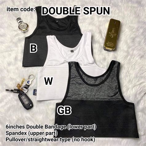 Binderbinds Double Bandage Half Binder For Lesbian Tomboy Shopee Philippines
