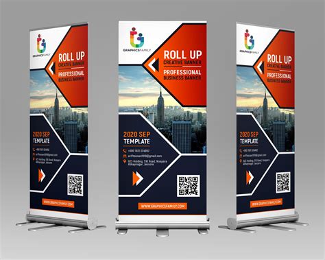 Roll Up Banner Design Template Free - Free Templates Printable