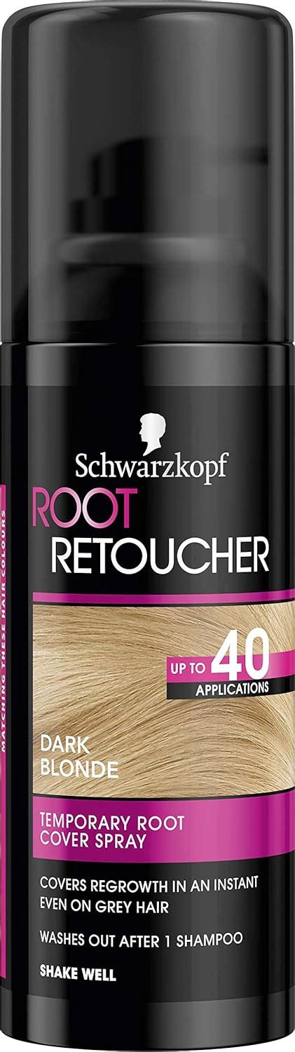 Schwarzkopf Root Retoucher Instant Temporary Hair Dye Spray For Blonde Regrowth