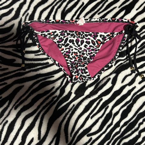 Xhilaration Y K Pink Leapord Print Bikini Depop
