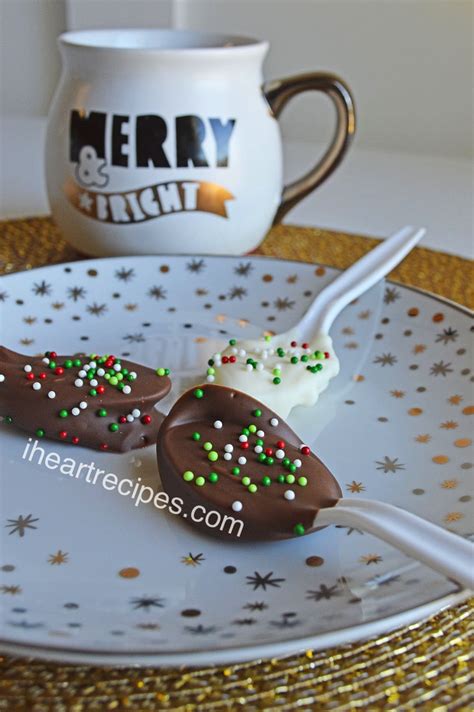 Hot Chocolate Spoons I Heart Recipes