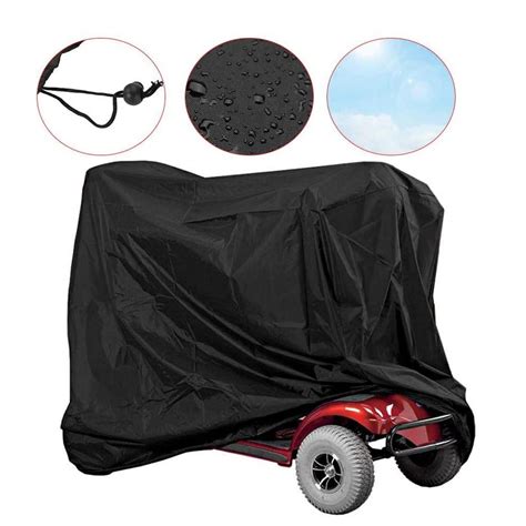 Mgaxyff Wheelchair Rain Cover Protection Professional Eldly Mobility Scooter Storage Cover