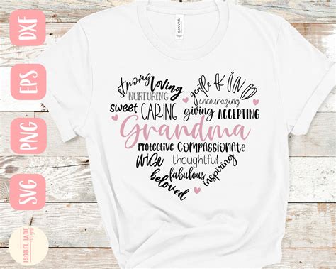 Signs Grandma Svg Easy Cut Grandmother Svg Cricut Cut Files Png For