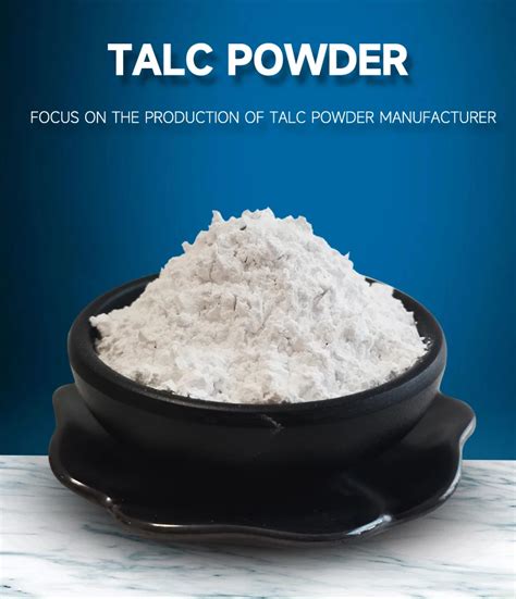 Fine Talcum Powder Pure White Talcum 325 Mesh Bulk Talcum Powder