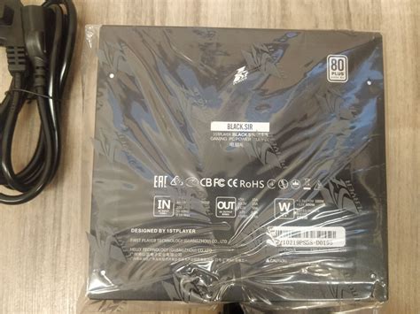 Блок питания 1STPLAYER BLACK.SIR, 600W, 80+ Standart (SR-600W) — купить ...