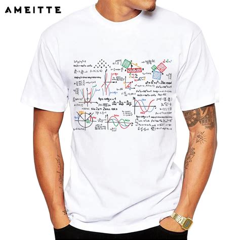 Ameitte 2019 Newest Mathematical Formula T Shirt Mens Creative Math