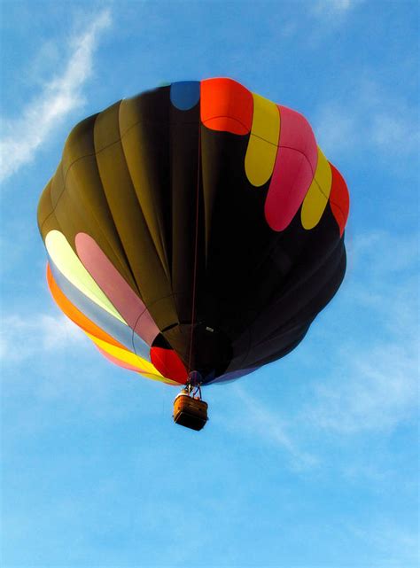 Hot Air Balloon In Sky Photograph By Julie Dybevik Fine Art America