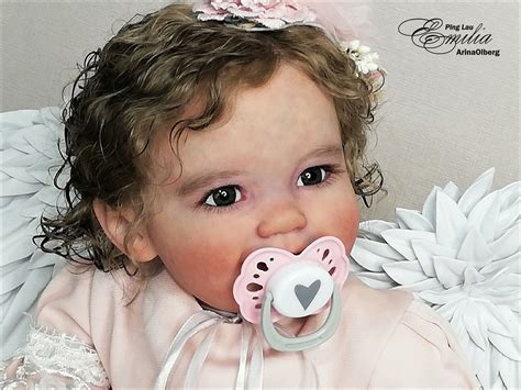 Reborn Baby Doll Emilia By Ping Lau Inch Super Realistic Etsy