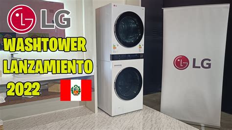 LG WashTower 2022 La primera lavadora y secadora HÍBRIDA que llega al