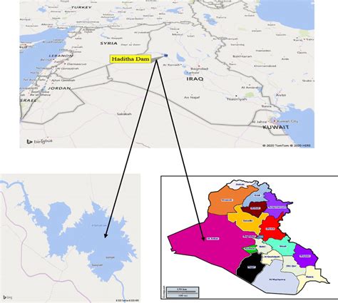 The Geographical Location Of Haditha Dam In Anbar Province Iraq