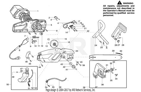 Poulan Pro Chainsaw Parts Diagram