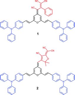 V Shaped Pyranylidene Triphenylamine Based Chromophores With Enhanced