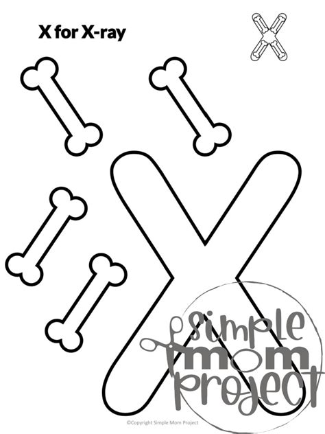 Fun Letter X Craft Bundle Simple Mom Project Store