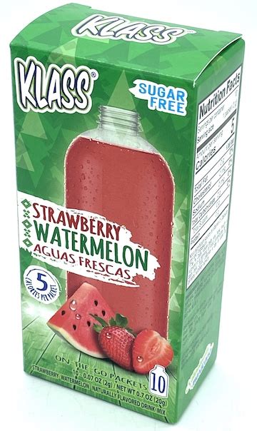 Strawberry Watermelon Sugar Free By Klass Aguas Frescas