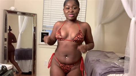 Phat Ass Ebony Panty Try On XHamster