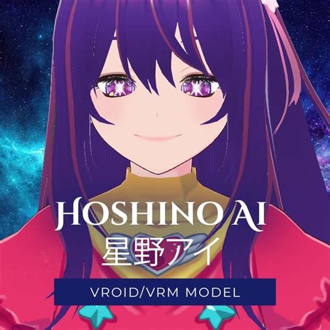 Hoshino Ai Vroid Vrm Piaos Booth