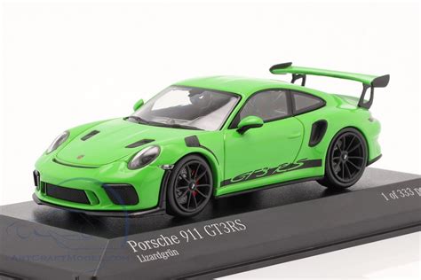 Porsche 911 991 II GT3 RS 2018 lizardgrün schwarze Felgen