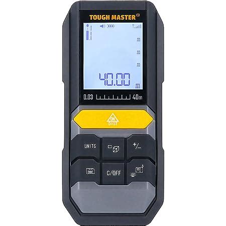 Laser Distance Meter Tough Master Metres Digital Tape Measure Laser