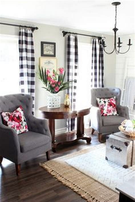 21 Lovely Farmhouse Curtains For Living Room Home Decoration Style