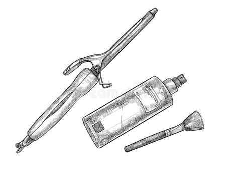 Ejemplo Con El Peluquero Gay Stock de ilustración Ilustración de caballero equipo 70885825