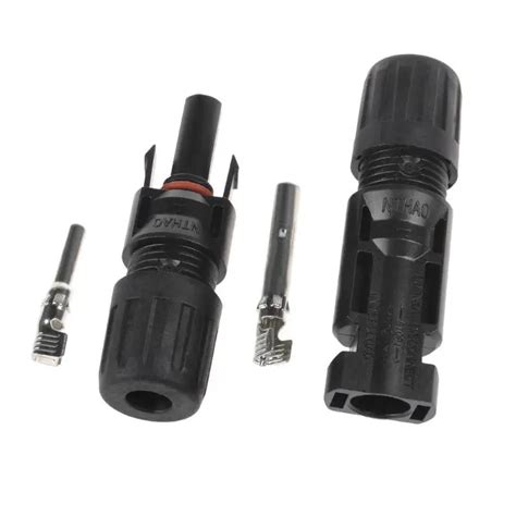 Mc Male Female Solar Panel Cable Connectors Ip Waterproof