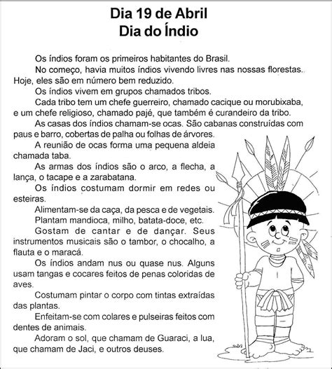 Trabalho Sobre Dia Do Indio