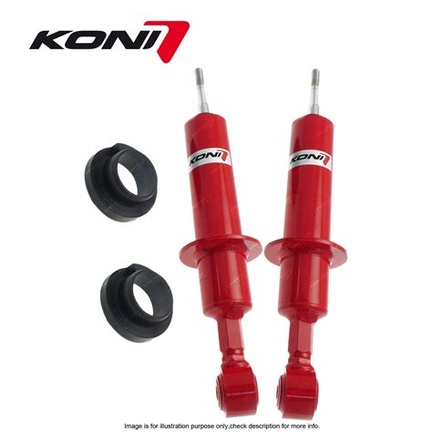 2 X Front Koni Ht Raid Shock Absorbers For Toyota Landcruiser Prado 90