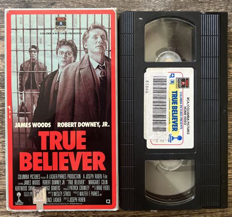 True Believer VHS James Woods Robert Downey Jr Margaret Colin Joseph