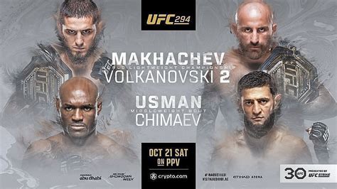 Islam Makhachev Vs Alexander Volkanovski Ufc Head To Head Record