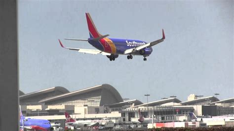 Southwest Airlines Boeing N Sw Landing At Los Angeles