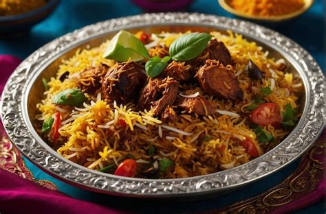 Premium Photo | Royal Platter Biryani