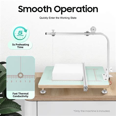 Tabletop Hot Wire Foam Cutter Hot Wire Foam Cutting Machine Styrofoam Cutter 72W Walmart
