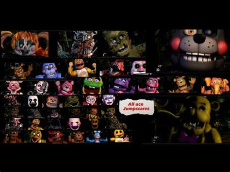 All FNAF Ucn Jumpscares YouTube