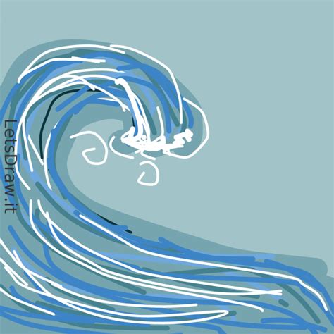 How To Draw Tsunami