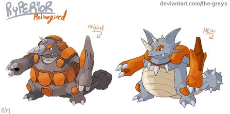 Pokemon Reimagined: Rhyperior by The-Greys on DeviantArt