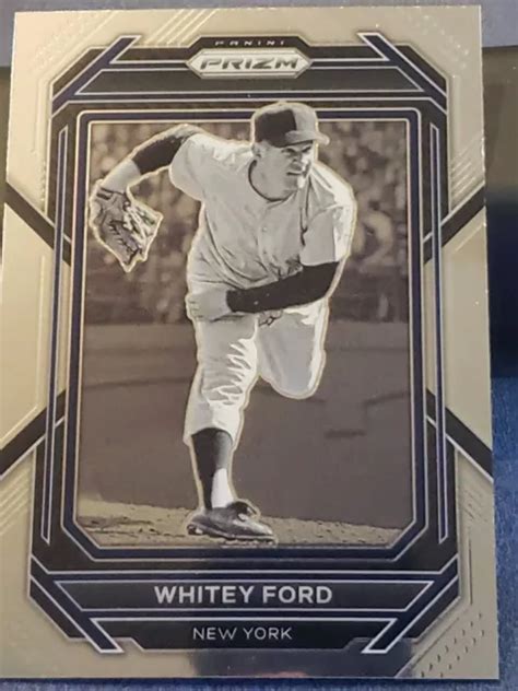 2023 PANINI PRIZM Baseball Whitey Ford Carte De Base Yankees De New