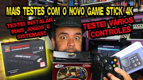 Veja por que o NOVO GAME STICK 4k 3D GAMES G10 é o melhor stick testei