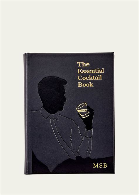 Graphic Image The Essential Cocktail Book Personalized Bergdorf Goodman