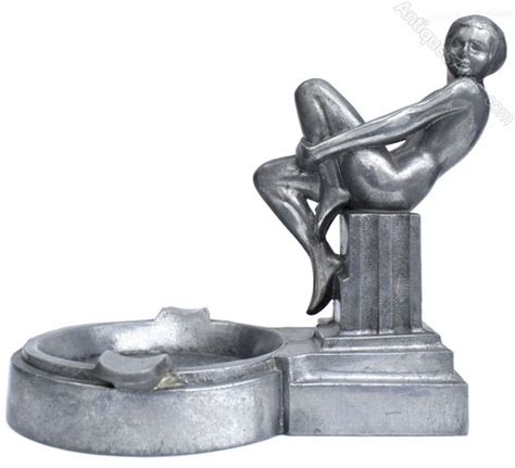 Antiques Atlas Art Deco Nude Female Ashtray By Frankart C