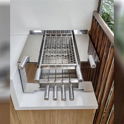 Churrasqueira A Carvão Sem Fumaça - CHURRASQUEIRA ECOLÓGICA SEM FUMAÇA A CARVÃO EM AÇO INOX COM PROTEÇÃO ...