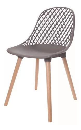 Kit Cadeira Sala Mesa Jantar Charles Eames Vision Wood Cor Da Estrutura Da Cadeira Nude