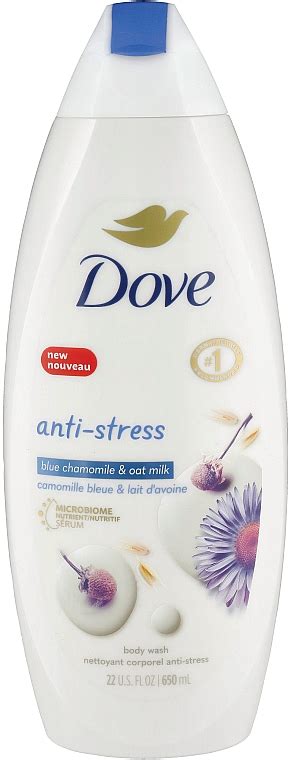 Dove Anti Stress Shower Gel Blue Chamomile Oat Milk Gel De Ducha