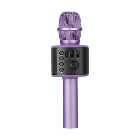 Core Innovations Wireless Bluetooth Karaoke Microphone With Built In Speakers Hd Recording