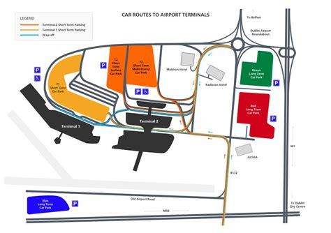 Dublin Airport Terminal 2 Map - Tourist Map Of English