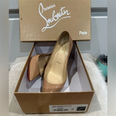 Christian Louboutin Shoes Christian Louboutin Nude Patent Heels
