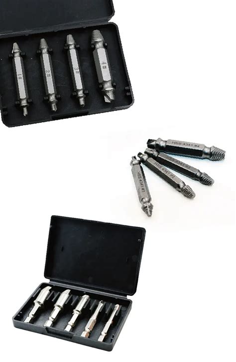 Двусторонний поврежденный шнековый экстрактор сломанной головки поломки ...