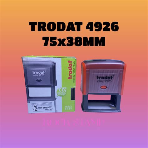 Trodat Personalized Self Inking Stamp Lazada Ph