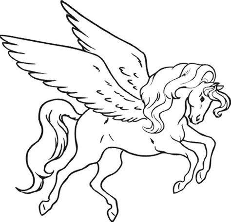 Coloring Pages Of Pegasus Coloring Home