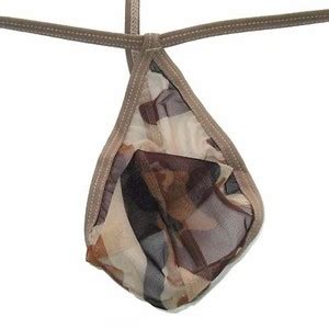 N A Hot Mens Teardrop String Thong Pouch Camo Prints C Thru Mesh Ebay