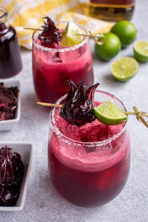 Hibiscus Margarita Margarita De Jamaica Mission Food Adventure